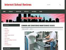 Tablet Screenshot of internetschoolreviews.com